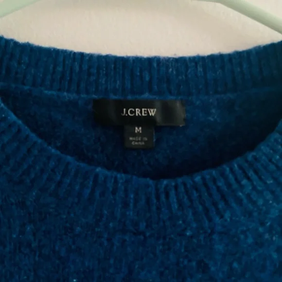 JCREW Blue sweater with gold buttons - Picture 4 of 5
